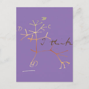 Darwin Tree of life: Ik denk Briefkaart