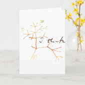 Darwin Tree of life: Ik denk Kaart (Gele Bloem)