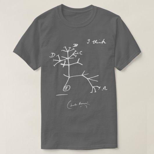 Darwin Tree of Life T-shirt (Design voorkant)