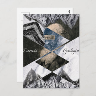 Darwin was een geoloog Briefkaart