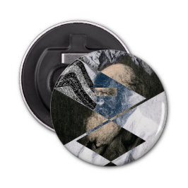 Darwin was een Geoloog Button Bottle Open Button Flesopener