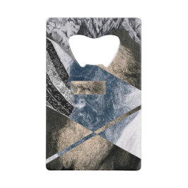 Darwin was een Geoloog die een roestvrijstalen fle Creditkaart Flessenopener