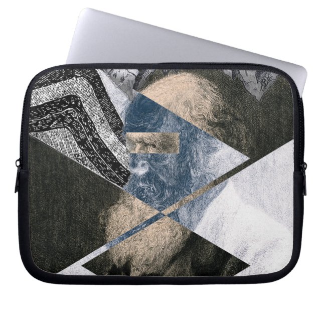 Darwin was een Geoloog Electronics Bag Sleeve (Voorkant)