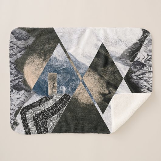 Darwin was een Geoloog kleine Sherpa Blanket Sherpa Deken (Voorkant (horizontaal))