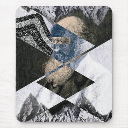 Darwin was geoloog Mousepad Muismat (Voorkant)