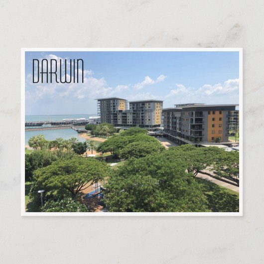 darwin waterfront nt briefkaart (Voorkant)