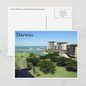 darwin waterfront park briefkaart (Voorkant / Achterkant)