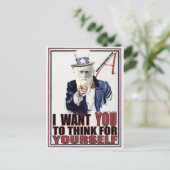 Darwin wil je briefkaart (Staand voorkant)