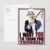 Darwin wil je briefkaart (Voorkant / Achterkant)