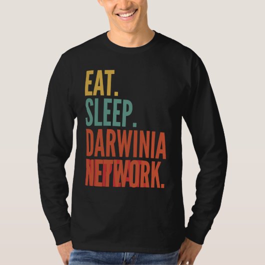 Darwinia Network Crypto Eet Slaap Darwinia Network T-shirt (Voorkant)