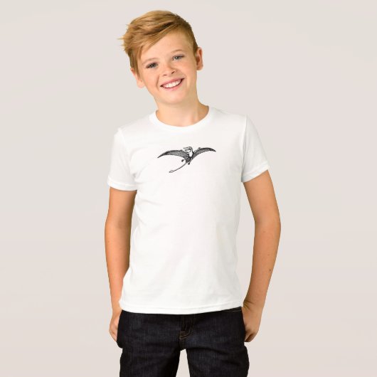 Darwinopterus vliegende dinosaurus t-shirt (Voorkant volledig)