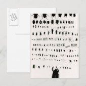Darwins collectie briefkaart (Voorkant / Achterkant)