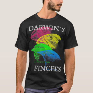 Darwins Finches Evolutiewetenschap Biologie Leraar T-shirt