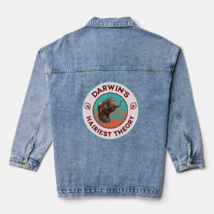 Darwins Haarigste Theorie Zachte Wollige Mammoet Denim Jacket