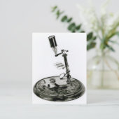 Darwins microscoop briefkaart (Staand voorkant)