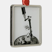 Darwins microscoop metalen ornament (Rechts)