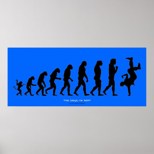 Darwins "The Dawn of RAP" Art Poster (Voorkant)