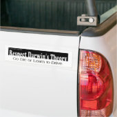 Darwins Theory Bumpersticker (Op Truck)