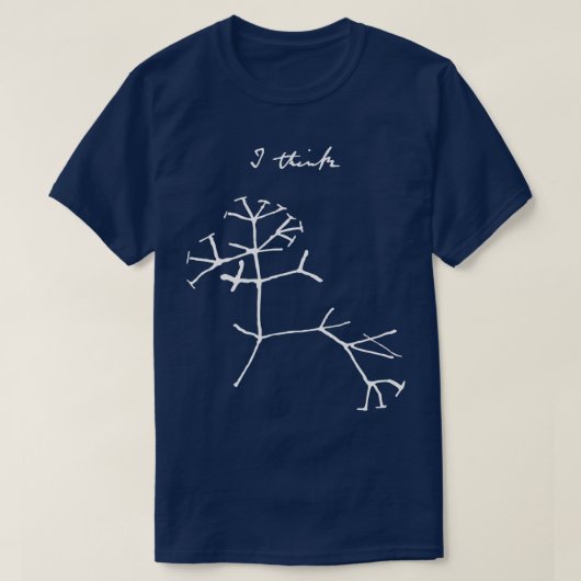 Darwins Tree of Life Evolution Biology T-shirt (Design voorkant)