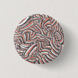 Darya | Abstracte Handgetekende Kunst Ronde Button 3,2 Cm