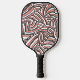 Darya | Abstracte Handgetekende Kunst Tas Pickleball Paddle