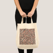 Darya | Abstracte handgetekende kunst Tote Bag (Voorkant (product))