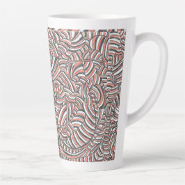 Darya | Abstracte handgetekende mok