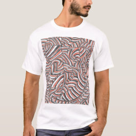 Darya | Abstracte met de hand getekende kunst T-Sh T-shirt