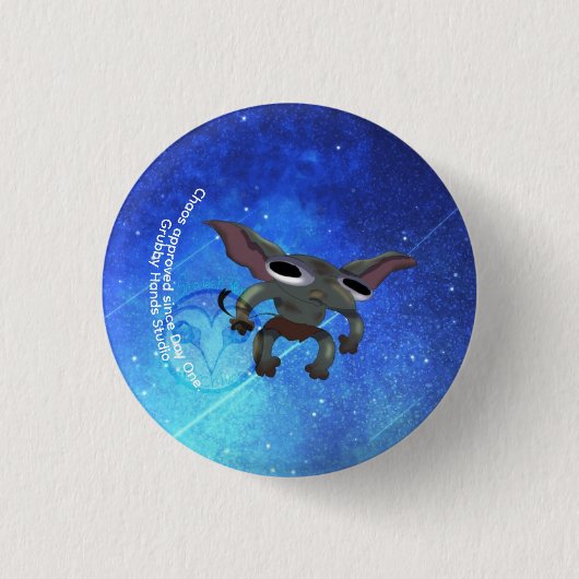 Daryl die zichzelf de leegte in gooit Knop Ronde Button 3,2 Cm (Voorkant)