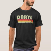 DARYL Name Personalized Retro  80S 90S Birt T-shirt (Voorkant)