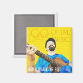 Daryl Shawn 100 dagen Quarantour Magnet (Voorkant / Achterkant)