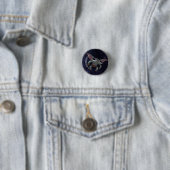 Daryl Yeeting In De Leegte Knop Ronde Button 3,2 Cm (In situ)