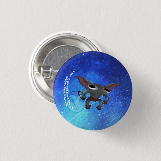 Daryl Yeeting Into The Void Button (Voorkant /achterkant)