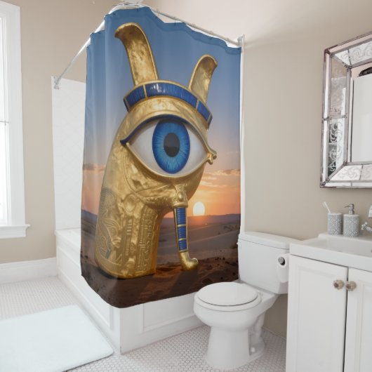 Das Ägyptische Auge´3 Douchegordijn (In situ)