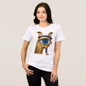Das Ägyptische Auge´3 Tri-Blend Shirt (Voorkant volledig)