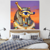 Das Ägyptische Auge´5 Canvas Afdruk (Insitu (Slaapkamer))