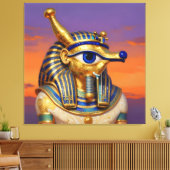 Das Ägyptische Auge´5 Canvas Afdruk (Insitu (Woonkamer))