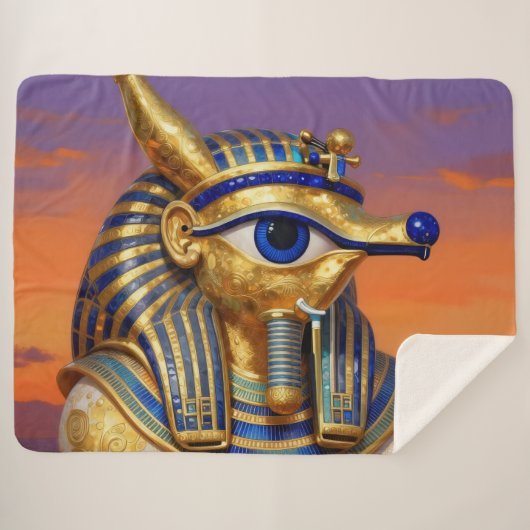 Das Ägyptische Auge´5 Sherpa Deken (Voorkant (horizontaal))