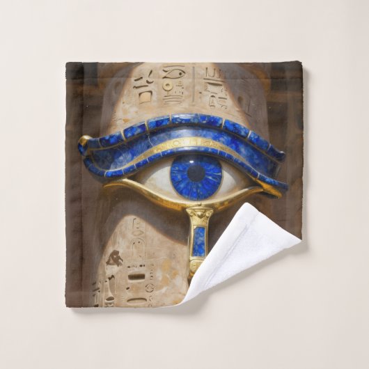 Das Ägyptische Auge´6 Bad Handdoek (Wasdoekje)