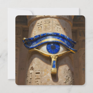 Das Ägyptische Auge´6 Feestdagenkaart