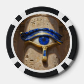 Das Ägyptische Auge´6 Poker Chips (Achterkant)