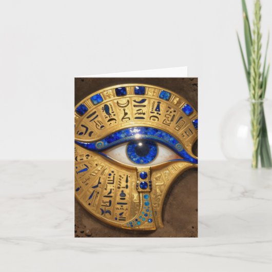 Das Ägyptische Auge´7 Feestdagen Kaart (Voorkant)
