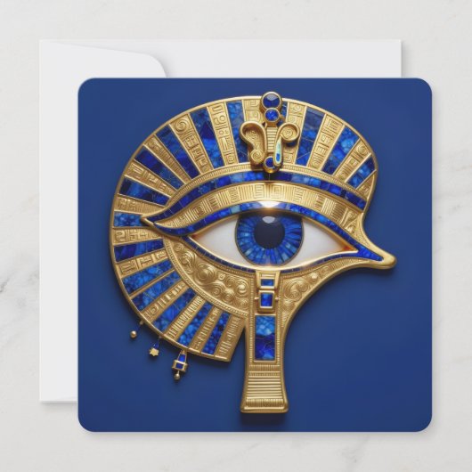 Das Ägyptische Auge´8 Feestdagenkaart (Voorkant)