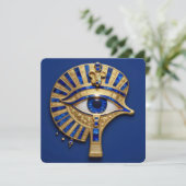 Das Ägyptische Auge´8 Feestdagenkaart (Staand voorkant)