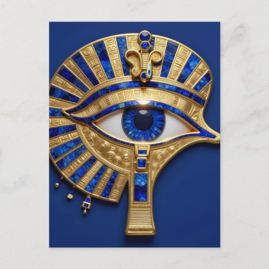 Das Ägyptische Auge´8 Feestdagenkaart (Voorkant)