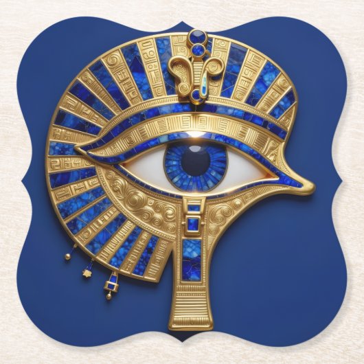Das Ägyptische Auge´8 Kartonnen Onderzetters (Voorkant)