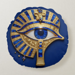 Das Ägyptische Auge´8 Rond Kussen