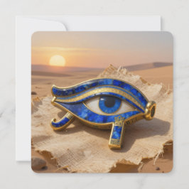 Das Ägyptische Auge´9 Feestdagenkaart