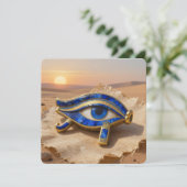 Das Ägyptische Auge´9 Feestdagenkaart (Staand voorkant)