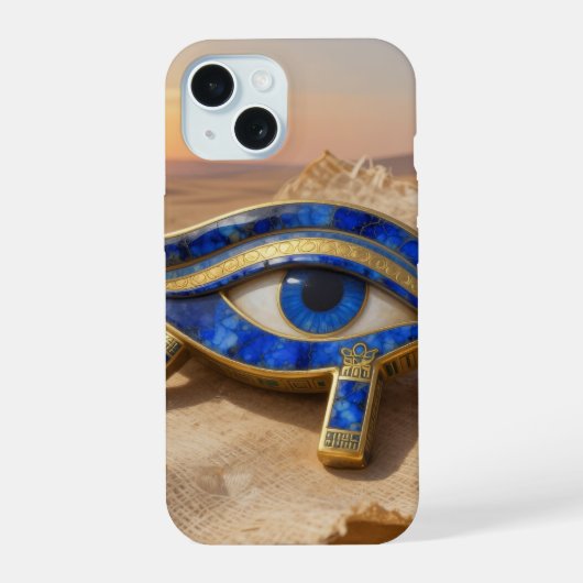 Das Ägyptische Auge´9 iPhone 15 Case (Achterkant)